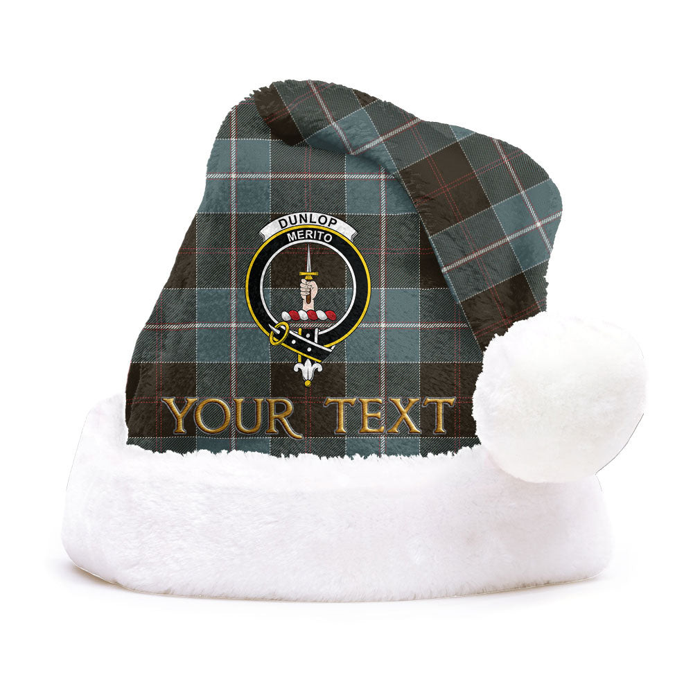 ScotsTee Shop Scottish Dunlop Weathered Clan Badge Tartan Plush Christmas Hat