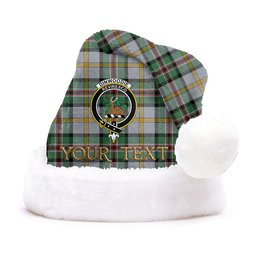 ScotsTee Shop Scottish Dinwoodie Modern Clan Badge Tartan Plush Christmas Hat