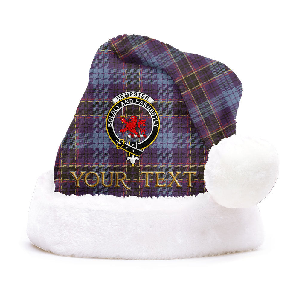ScotsTee Shop Scottish Dempster Weathered Clan Badge Tartan Plush Christmas Hat