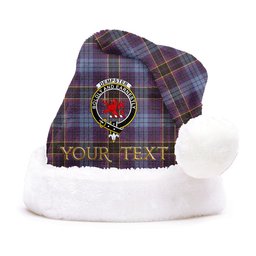 ScotsTee Shop Scottish Dempster Weathered Clan Badge Tartan Plush Christmas Hat