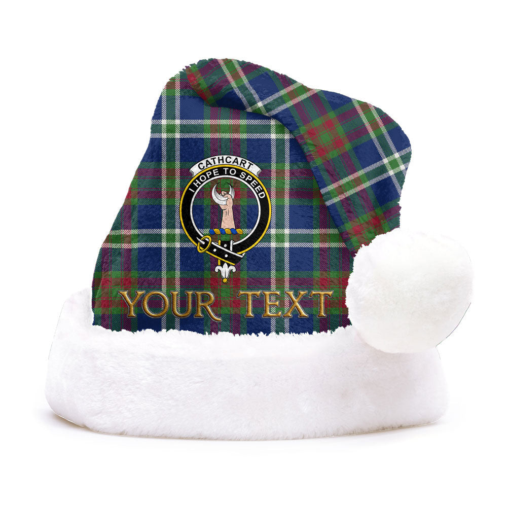 ScotsTee Shop Scottish Cathcart Modern Clan Badge Tartan Plush Christmas Hat