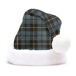 ScotsTee Shop Scottish Douglas Weathered Clan Badge Tartan Plush Christmas Hat