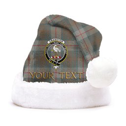 ScotsTee Shop Scottish Cranston Weathered Clan Badge Tartan Plush Christmas Hat