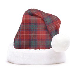 ScotsTee Shop Scottish Chisholm Weathered Clan Badge Tartan Plush Christmas Hat