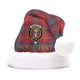 ScotsTee Shop Scottish Chisholm Weathered Clan Badge Tartan Plush Christmas Hat