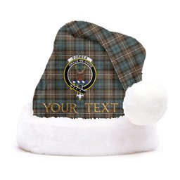 ScotsTee Shop Scottish Forbes Weathered Clan Badge Tartan Plush Christmas Hat