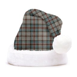 ScotsTee Shop Scottish Dinwoodie Weathered Clan Badge Tartan Plush Christmas Hat