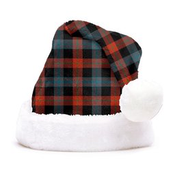 ScotsTee Shop Scottish Brown (Broun) Ancient Clan Badge Tartan Plush Christmas Hat