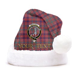 ScotsTee Shop Scottish MacColl (MacCall) Weathered Clan Badge Tartan Plush Christmas Hat