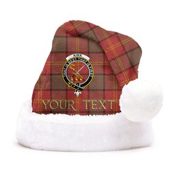 ScotsTee Shop Scottish Kirk Weathered Clan Badge Tartan Plush Christmas Hat