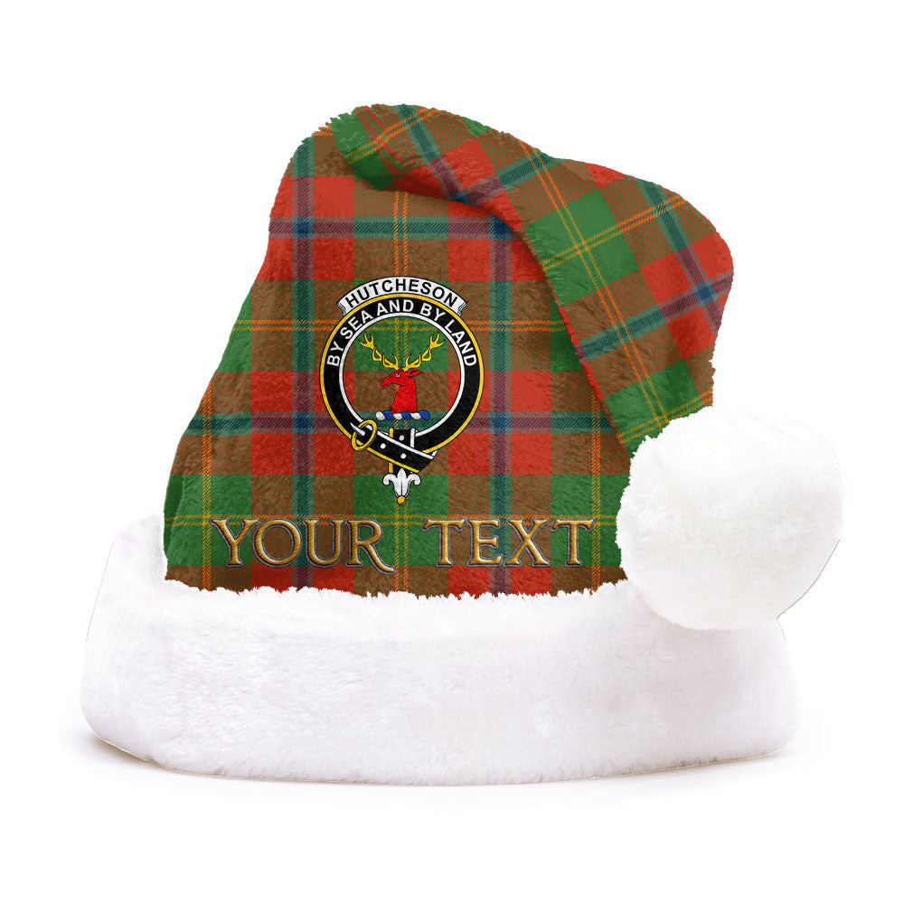 ScotsTee Shop Scottish Hutcheson Ancient Clan Badge Tartan Plush Christmas Hat