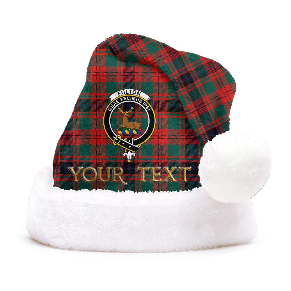 ScotsTee Shop Scottish Fulton 1999 Modern Clan Badge Tartan Plush Christmas Hat