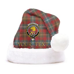 ScotsTee Shop Scottish Forrester Weathered Clan Badge Tartan Plush Christmas Hat