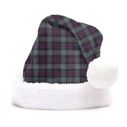 ScotsTee Shop Scottish Lyon ((Liall Lyall Lyle) Weathered Clan Badge Tartan Plush Christmas Hat