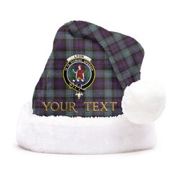 ScotsTee Shop Scottish Lyon ((Liall Lyall Lyle) Weathered Clan Badge Tartan Plush Christmas Hat