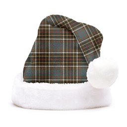 ScotsTee Shop Scottish Hislop #2 Weathered Clan Badge Tartan Plush Christmas Hat