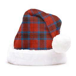 ScotsTee Shop Scottish Leslie Ancient Clan Badge Tartan Plush Christmas Hat