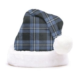 ScotsTee Shop Scottish Irvine Weathered Clan Badge Tartan Plush Christmas Hat