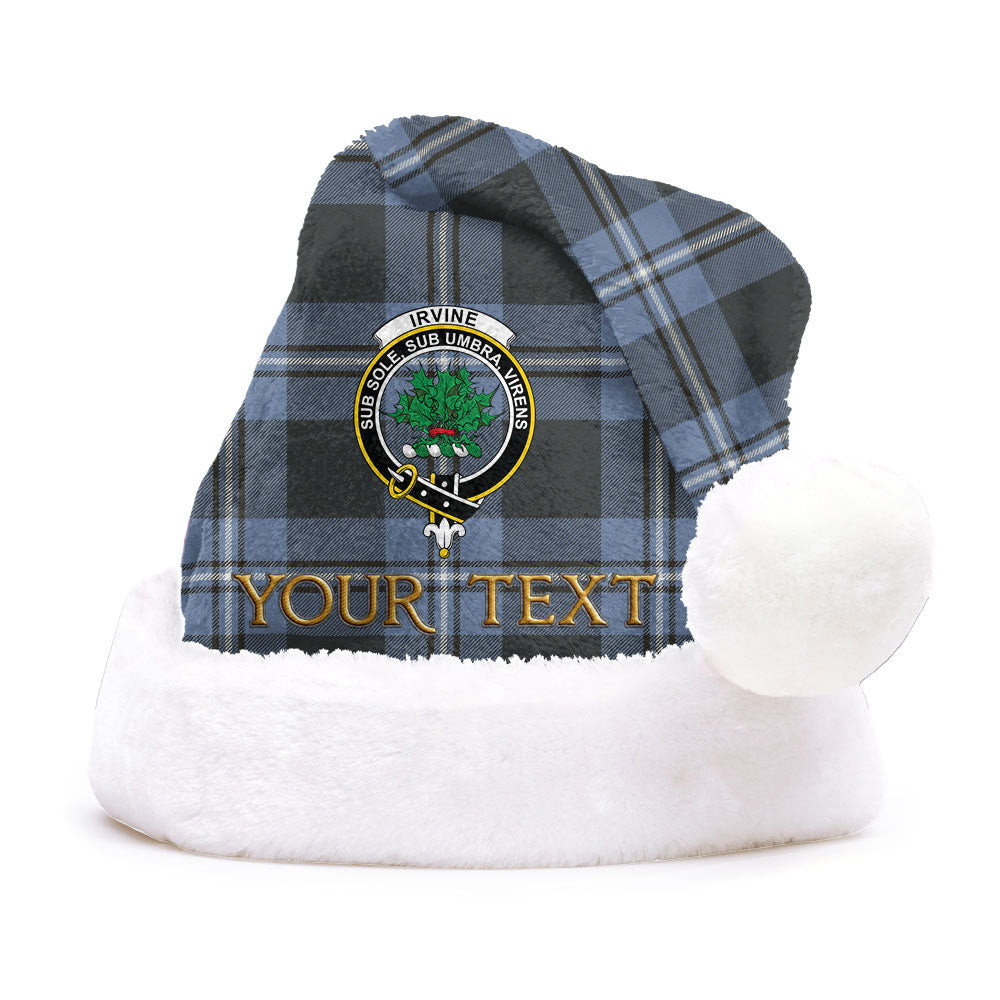 ScotsTee Shop Scottish Irvine Weathered Clan Badge Tartan Plush Christmas Hat
