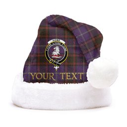 ScotsTee Shop Scottish Home Weathered Clan Badge Tartan Plush Christmas Hat