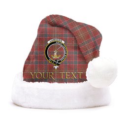 ScotsTee Shop Scottish Lumsden Weathered Clan Badge Tartan Plush Christmas Hat