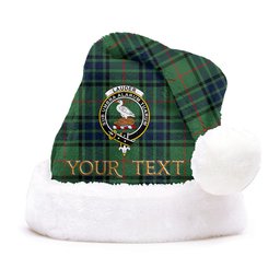 ScotsTee Shop Scottish Lauder Modern Clan Badge Tartan Plush Christmas Hat