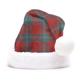 ScotsTee Shop Scottish Lennox Weathered Clan Badge Tartan Plush Christmas Hat