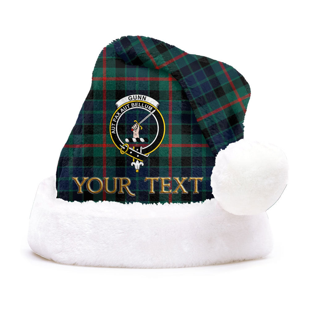 ScotsTee Shop Scottish Gunn Modern Clan Badge Tartan Plush Christmas Hat