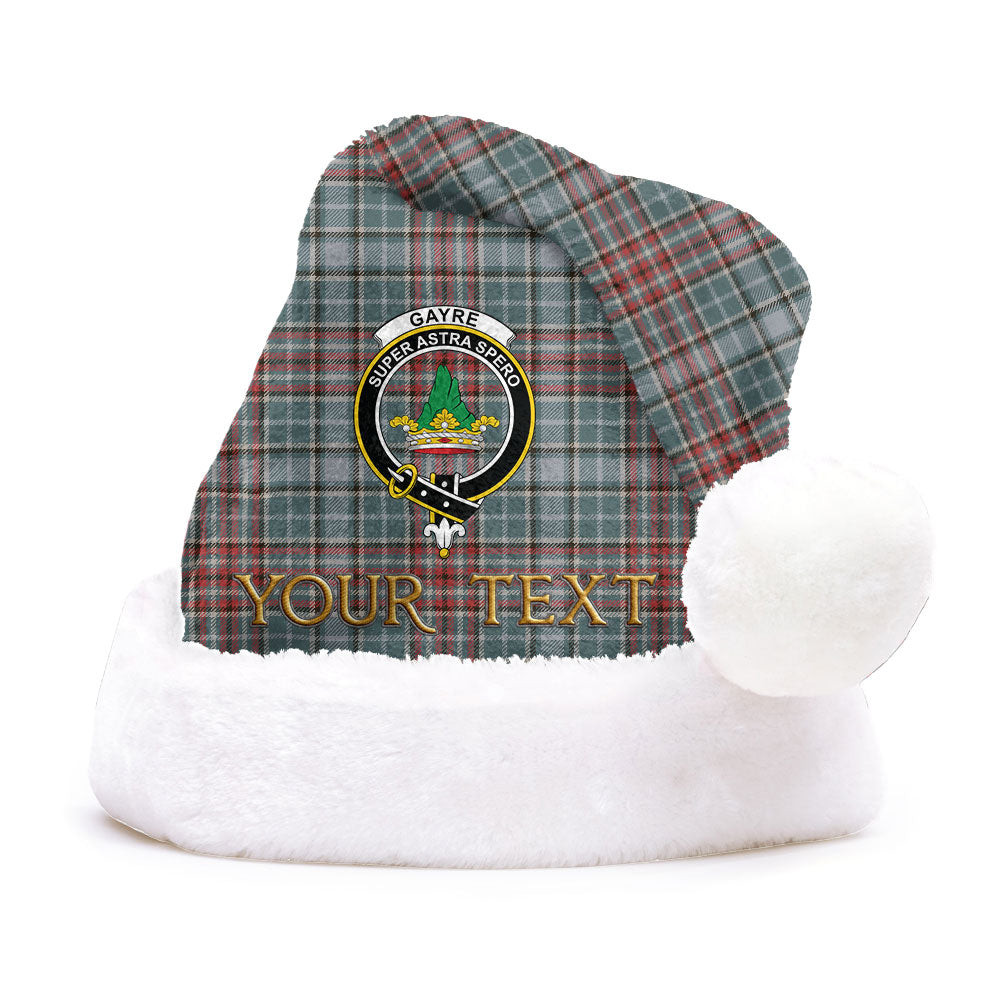 ScotsTee Shop Scottish Gayre Weathered Clan Badge Tartan Plush Christmas Hat