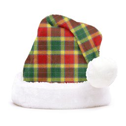 ScotsTee Shop Scottish Gibson (Gibbs) Modern Clan Badge Tartan Plush Christmas Hat