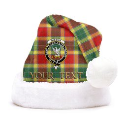 ScotsTee Shop Scottish Gibson (Gibbs) Modern Clan Badge Tartan Plush Christmas Hat