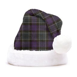 ScotsTee Shop Scottish Lennie Weathered Clan Badge Tartan Plush Christmas Hat