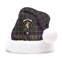 ScotsTee Shop Scottish Lennie Weathered Clan Badge Tartan Plush Christmas Hat
