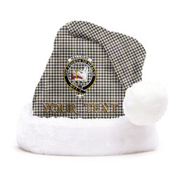 ScotsTee Shop Scottish Halliday (Holliday) Weathered Clan Badge Tartan Plush Christmas Hat