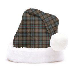 ScotsTee Shop Scottish MacKenzie Weathered Clan Badge Tartan Plush Christmas Hat