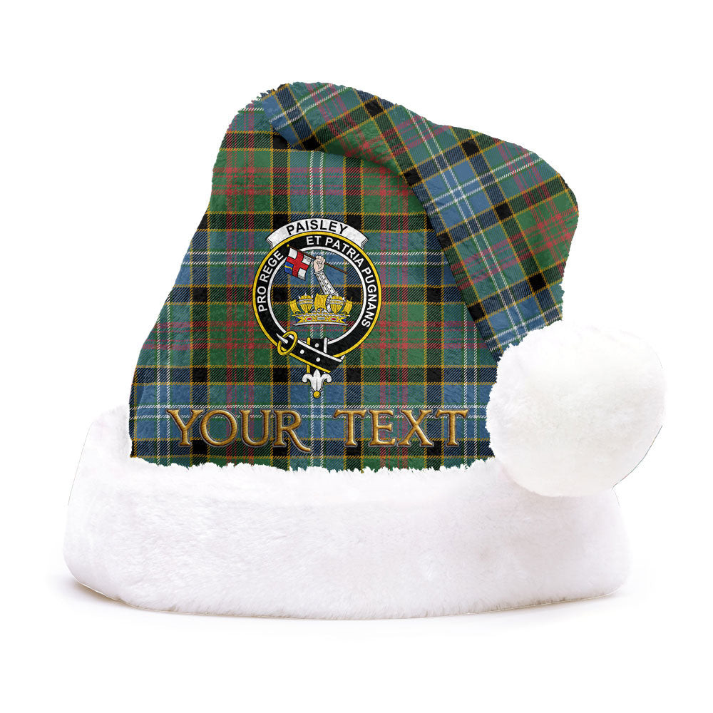 ScotsTee Shop Scottish Paisley Drennan (Drennan Drennan) Ancient Clan Badge Tartan Plush Christmas Hat