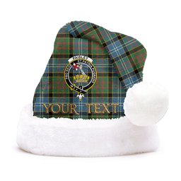 ScotsTee Shop Scottish Paisley Drennan (Drennan Drennan) Ancient Clan Badge Tartan Plush Christmas Hat