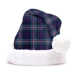 ScotsTee Shop Scottish Nevoy Clan Badge Tartan Plush Christmas Hat