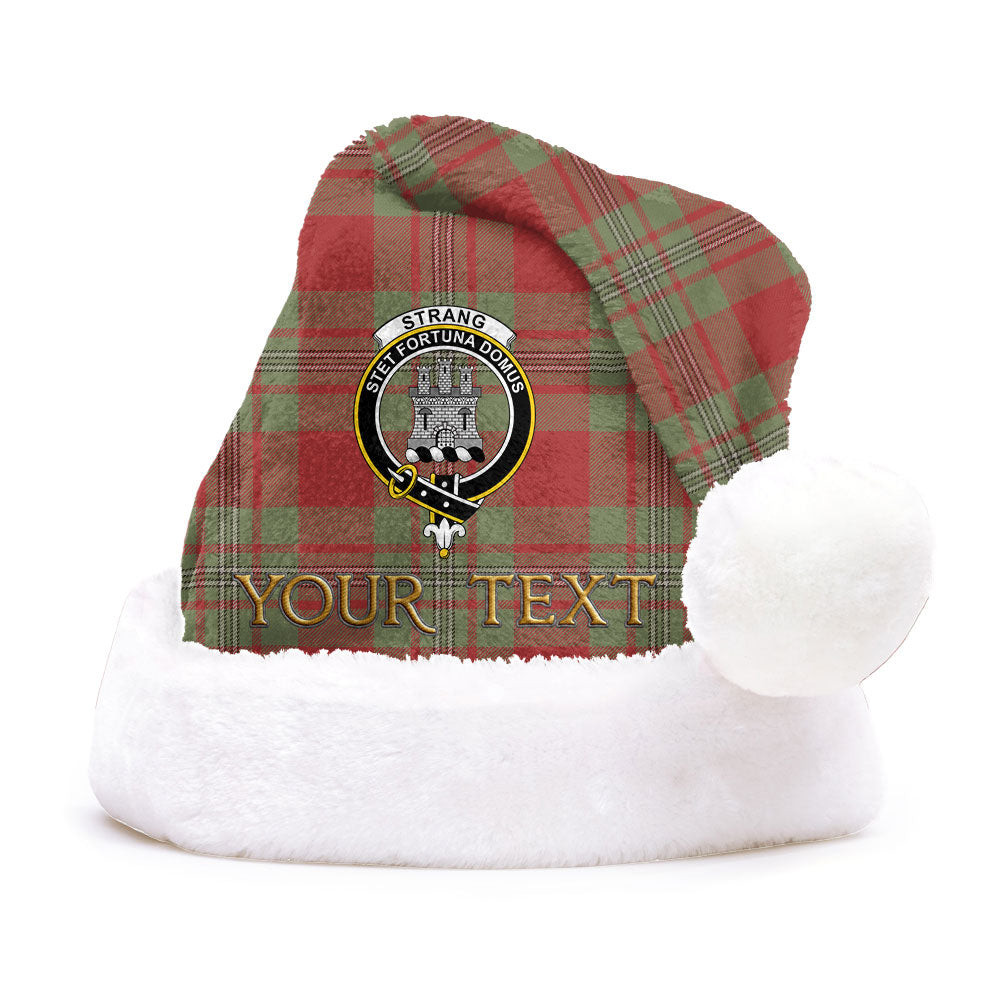 ScotsTee Shop Scottish Strang Weathered Clan Badge Tartan Plush Christmas Hat