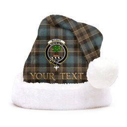 ScotsTee Shop Scottish Mowat Weathered Clan Badge Tartan Plush Christmas Hat
