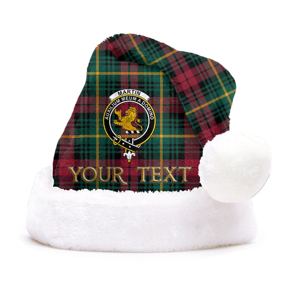 ScotsTee Shop Scottish Martin Modern Clan Badge Tartan Plush Christmas Hat