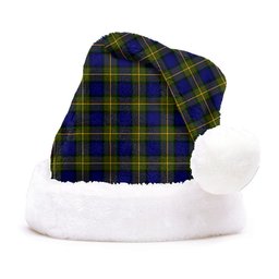 ScotsTee Shop Scottish More (Muir) Clan Badge Tartan Plush Christmas Hat