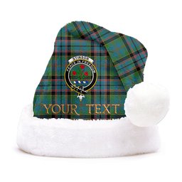 ScotsTee Shop Scottish Stinson (Stephenson Stevenson) Ancient Clan Badge Tartan Plush Christmas Hat