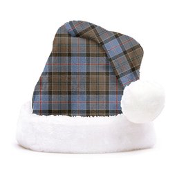 ScotsTee Shop Scottish Stirling Weathered Clan Badge Tartan Plush Christmas Hat