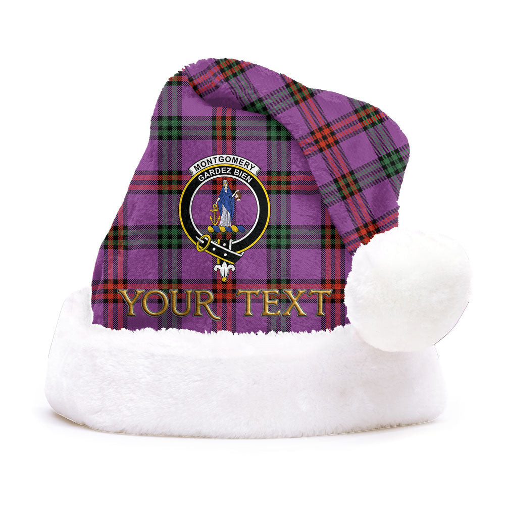 ScotsTee Shop Scottish Montgomery Ancient Clan Badge Tartan Plush Christmas Hat
