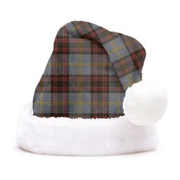 ScotsTee Shop Scottish Rutherford Weathered Clan Badge Tartan Plush Christmas Hat
