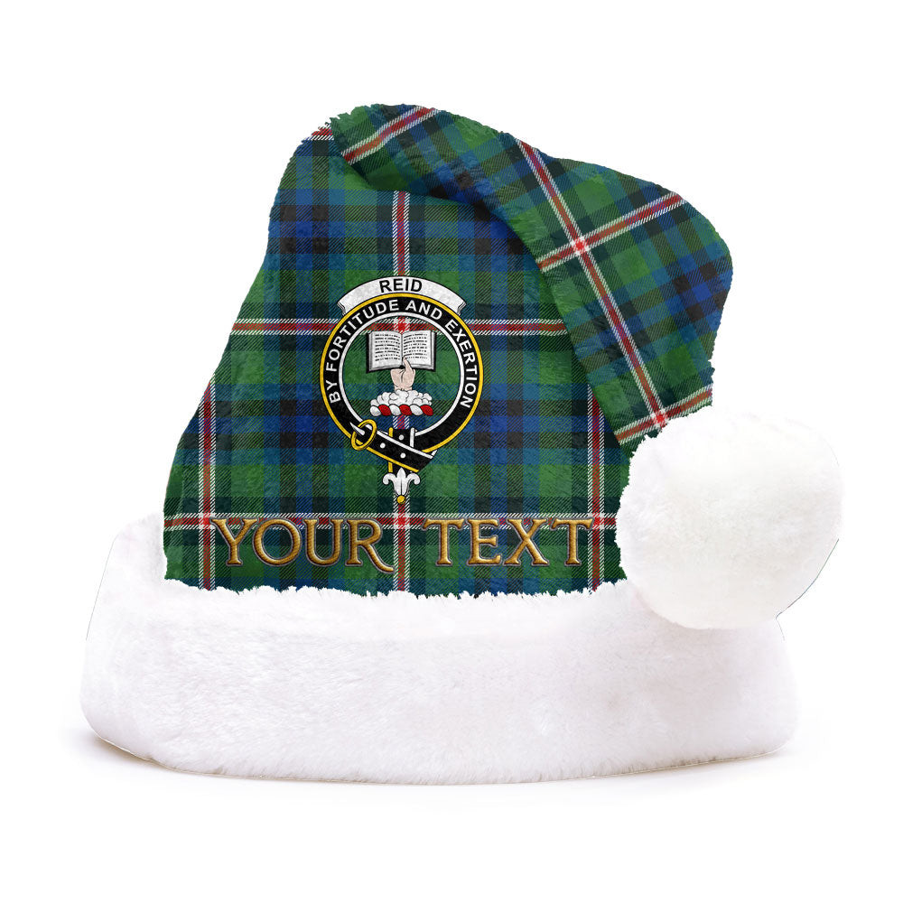 ScotsTee Shop Scottish Reid (Mill City) Modern Clan Badge Tartan Plush Christmas Hat