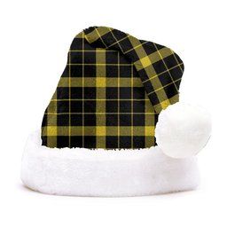 ScotsTee Shop Scottish Raeburn Modern Clan Badge Tartan Plush Christmas Hat