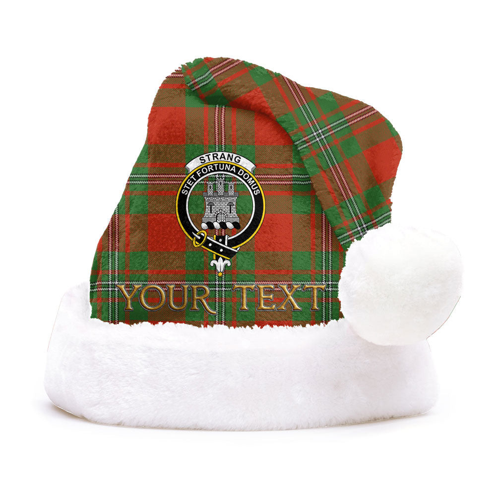 ScotsTee Shop Scottish Strang Modern Clan Badge Tartan Plush Christmas Hat
