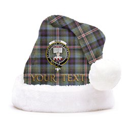 ScotsTee Shop Scottish Reid (Mill City) Weathered Clan Badge Tartan Plush Christmas Hat